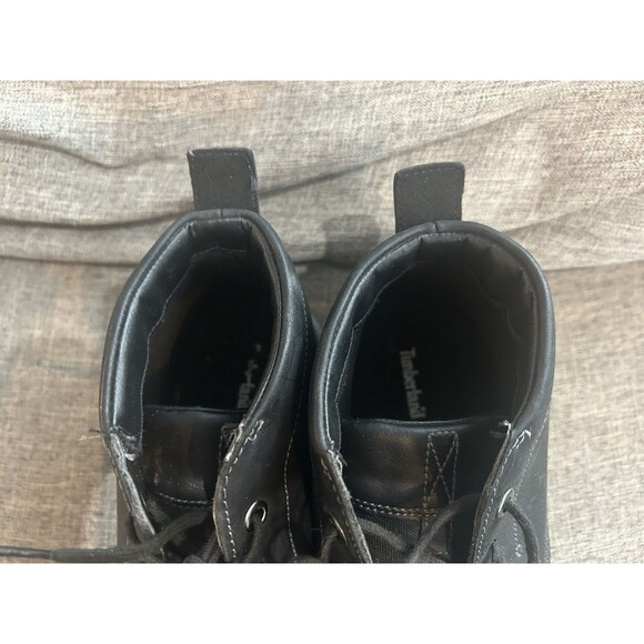 Timberland Grantly Moc Toe Chukka Boots Mens Size 10.5 Leather Black - Picture 8 of 14